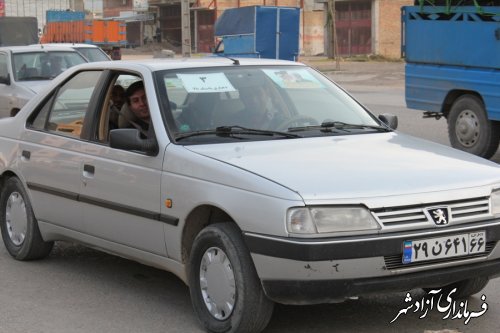 اعزام کاروانهای مردمی شهرستان آزادشهر به ورزشگاه آزادی برای استقبال از رئیس جمهور