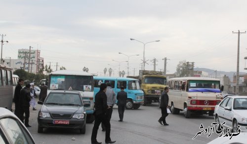 اعزام کاروانهای مردمی شهرستان آزادشهر به ورزشگاه آزادی برای استقبال از رئیس جمهور