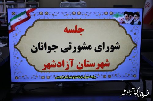 شورای مشورتی جوانان شور انتخاباتی ایجاد کنند