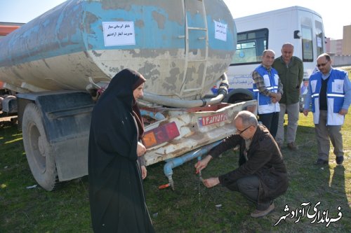 سنجش توان امدادی ادارات و سازمانها در مانور زلزله آزادشهر