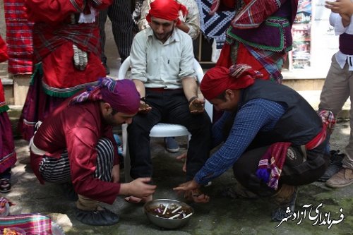 برپایی مراسم بزرگداشت هفته میراث فرهنگی در موزه مردم شناسی شهرستان آزادشهر