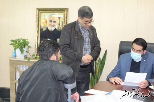 ملاقات مردمی فرماندار آزادشهر برگزار شد