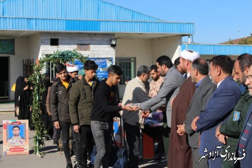 اعزام ۹۰ نفر کاروان راهیان نور شهرستان آزادشهر به مناطق عملیاتی جنوب کشور