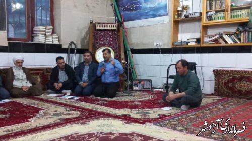 میز خدمت مسئولین در روستای نرگس چال برگزار شد