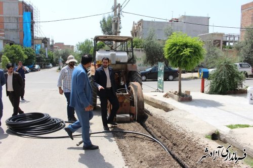 اجرای نهضت جهادی توسعه فیبر نوری در آزادشهر آغاز شد