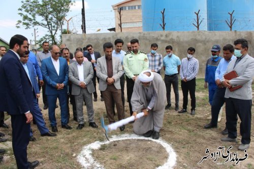 عملیات اجرایی ساختمان گمرگ‌ شرق استان در آزادشهر آغاز شد