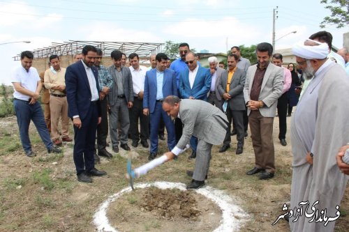 عملیات اجرایی ساختمان گمرگ‌ شرق استان در آزادشهر آغاز شد