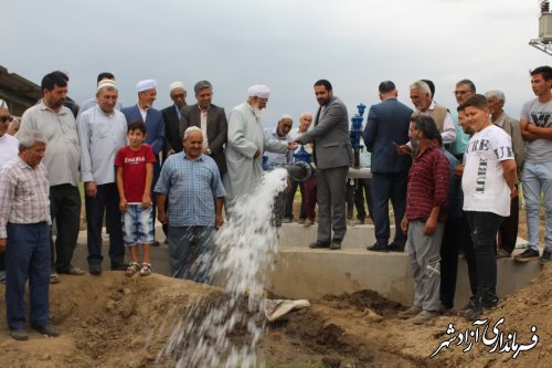 پس از ۳ سال مشکلات آب شرب در روستای قورچای مرتفع شد