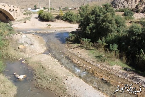 بازدید فرماندار آزادشهر از پل غزنوی