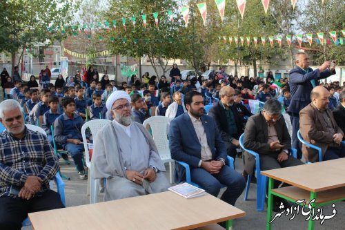 زنگ استکبارستیزی در مدارس شهرستان آزادشهر نواخته شد