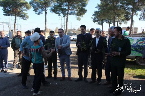 203هزار اصله نهال سهم شهرستان آزادشهر در طرح یک میلیارد درخت