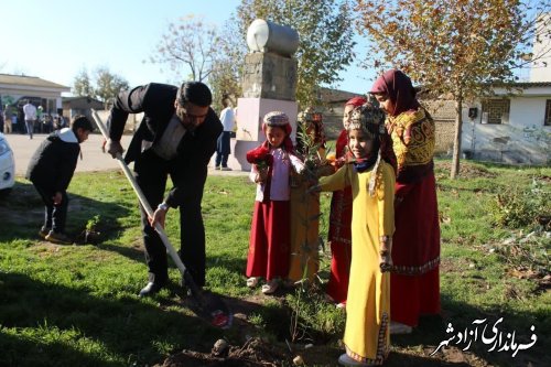  زنگ سبز به میزبانی دبستان شهید عبدالحکیم گلچشمه روستای قورچای