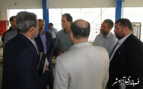 بازدید بطحایی  معاون توسعه و پشتیبانی وزارت آموزش و پرروش از مدارس  آزادشهر