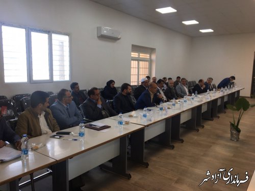کارگروه تسهیل و رفع موانع تولید استان با محوریت بررسی مشکلات واحدهای صنعتی آزادشهر برگزار شد