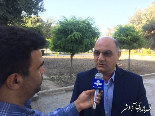 شهرستان آزادشهر رنبه نخست استانی مجموعه فعالیت های باغبانی را کسب نمود