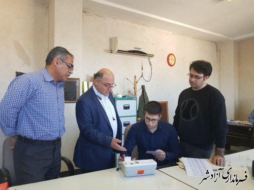 مانور سراسری حوزه فناوری اطلاعات و ارتباطات انتخابات در آزادشهر برگزار شد