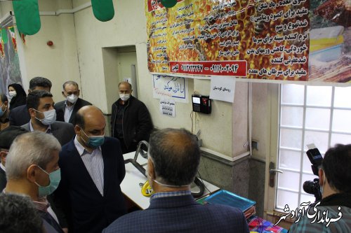 افتتاح و آغاز عملیات اجرایی 227 پروژه عمرانی و اقتصادی در شهرستان آزادشهر