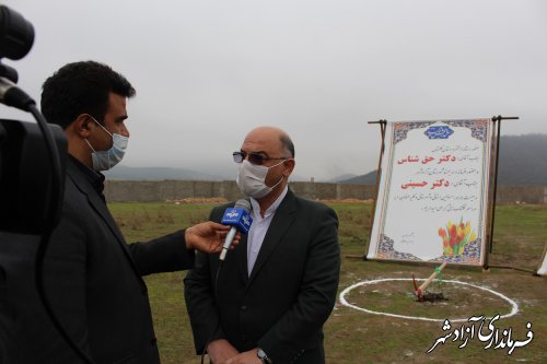 افتتاح و آغاز عملیات اجرایی 227 پروژه عمرانی و اقتصادی در شهرستان آزادشهر