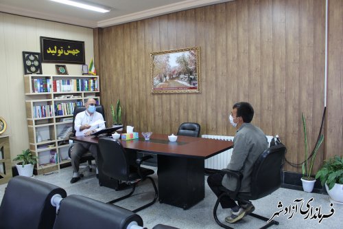ملاقات عمومی فرماندار آزادشهر برگزار شد