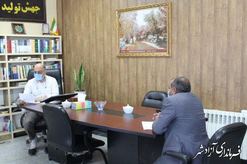ملاقات عمومی فرماندار آزادشهر برگزار شد