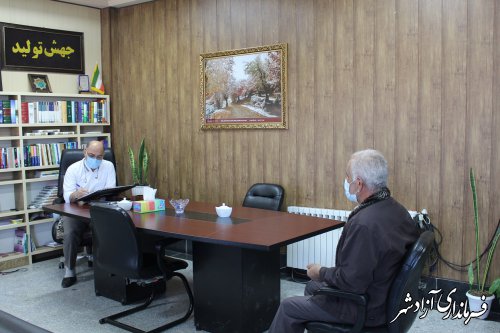 ملاقات عمومی فرماندار آزادشهر برگزار شد