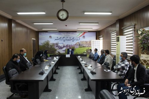 برگزاری جلسه هم اندیشی فرماندار با جوانان ونخبگان شهرستان آزادشهر