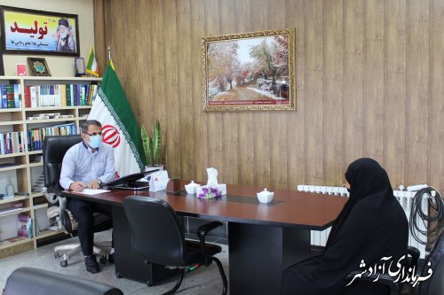 ملاقات عمومی فرماندار آزادشهر برگزار شد