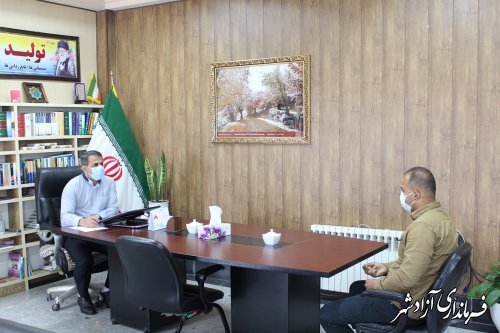 ملاقات عمومی فرماندار آزادشهر برگزار شد