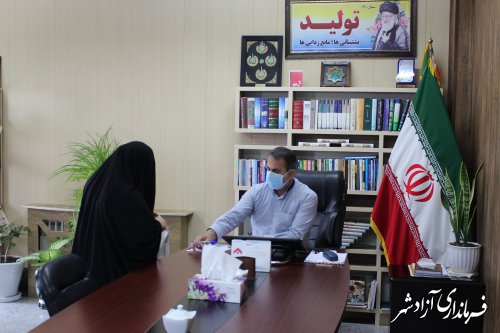 ملاقات عمومی فرماندار آزادشهر برگزار شد