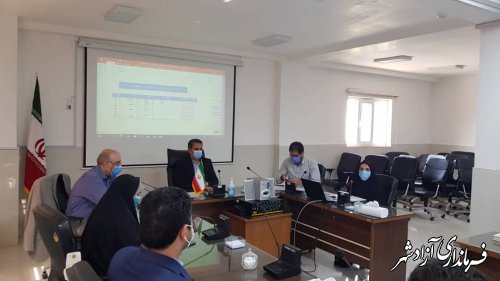 جلسه کارگروه سلامت و امنیت غذایی شهرستان آزادشهر برگزار شد