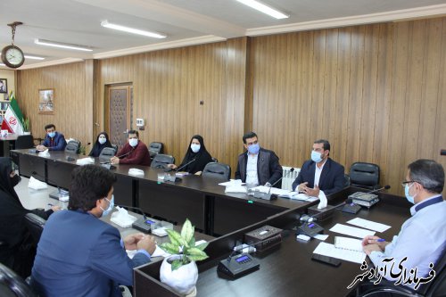 جلسه شورای ترویج و توسعه فرهنگ شهادت در شهرستان آزادشهر برگزار شد