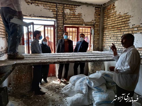 بازدید فرماندار آزادشهر از طرح های عمرانی روستاهای بخش مرکزی