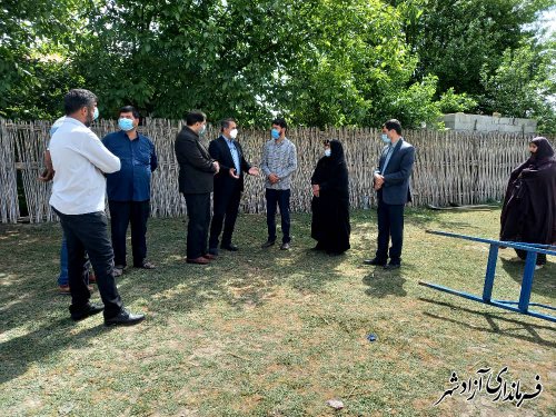 بازدید فرماندار آزادشهر از طرح های عمرانی روستاهای بخش مرکزی