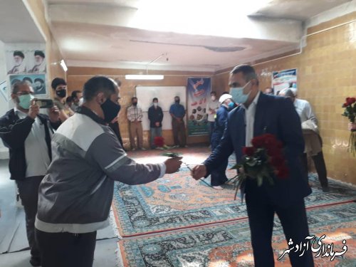 تجلیل و قدردانی از کارگران پرتلاش معدن زمستان یورت آزادشهر