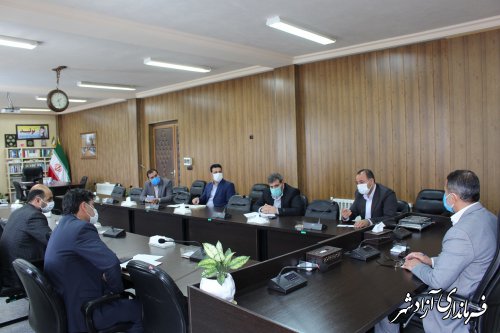 جلسه ستاد تنظیم بازار شهرستان آزادشهر برگزار شد