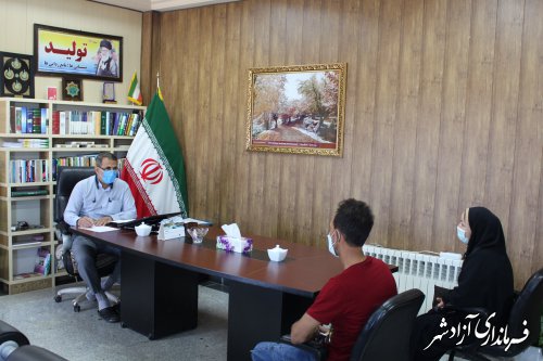ملاقات عمومی فرماندار آزادشهر برگزار شد