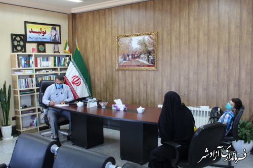 ملاقات عمومی فرماندار آزادشهر برگزار شد