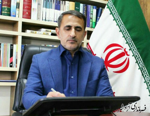 پیام تسلیت فرماندار آزادشهر به مناسبت رحلت امام (ره) و قیام 15 خرداد