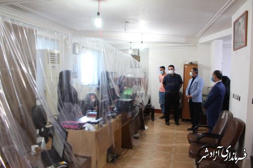 فرماندار آزادشهر از اتاق اصناف این شهرستان بازدید نمود