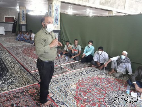 "میز خدمت" مسئولین شهرستان آزادشهر در محله دروهی برگزار شد