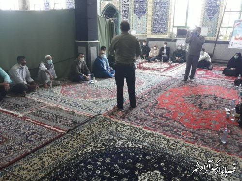 "میز خدمت" مسئولین شهرستان آزادشهر در محله دروهی برگزار شد