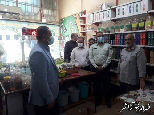 اعضای کمیته مبارزه با مواد مخدر آزادشهر از عطاری ها و کمپ های ترک اعتیاد بازدید کردند