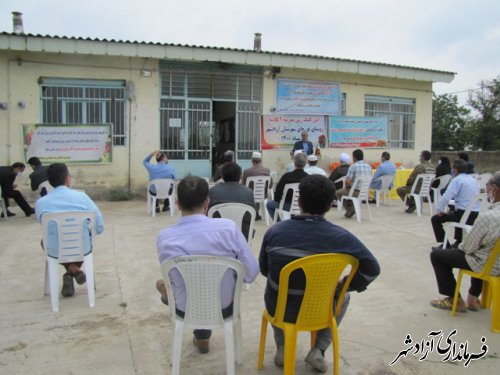 کلنگ زنی مدرسه 9کلاسه روستای قورچای آزادشهر