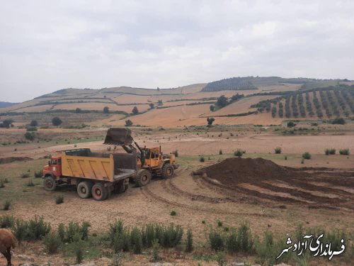 فرماندار آزادشهر از سازه کنترل سیل و رسوب حوزه کوهمیان بازدید کرد