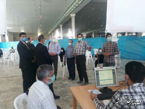 تاکنون بیش از 9 هزار نفر در شهرستان آزادشهر واکسینه شده اند