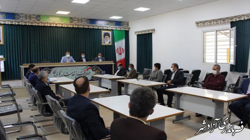 آیین تحلیف شوراهای اسلامی شهر شهرستان آزادشهر برگزار شد