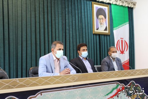 آیین تحلیف شوراهای اسلامی شهر شهرستان آزادشهر برگزار شد