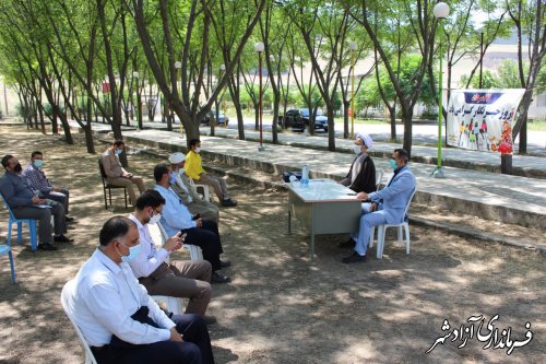 نشست فرماندار آزادشهر با خبرنگاران شهرستان برگزار شد