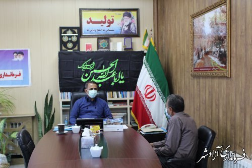 ملاقات عمومی فرماندار آزادشهر برگزار شد