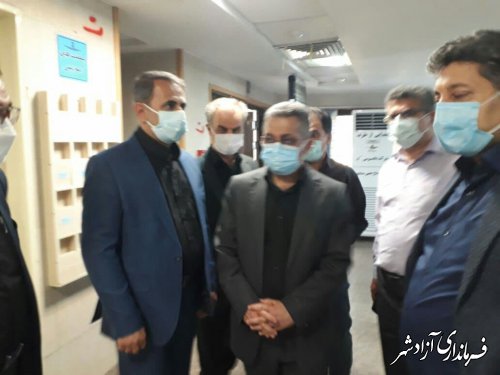 به زودی شاهد توسعه فضای بیمارستان آزادشهر خواهیم بود